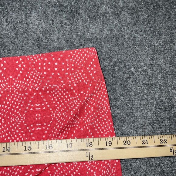 Rip Skirt Womens Size L Red Pink Boho Teaberry Wrap Cover Hawiian Beach Vacation - Picture 6 of 13